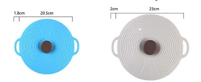 Food-grade Silicone Lid Keeps In 6 Sizes