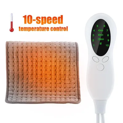 Cozy 10 Level Heating Pad Electric Warming Blanket For Body, Waist,  Lap, Back, Shoulders, And Abdomen, Fast Heat Throw With Adjustable Temperature, Machine Washable For Home, Office, Travel Use