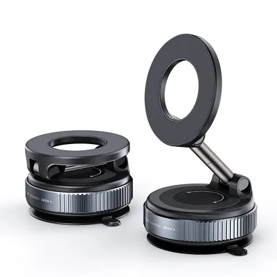 Vacuum Adsorption Mobile Phone Holder Car Navigation Bracket Suction Cup Bracket Car Magnet Phone Holder Stand