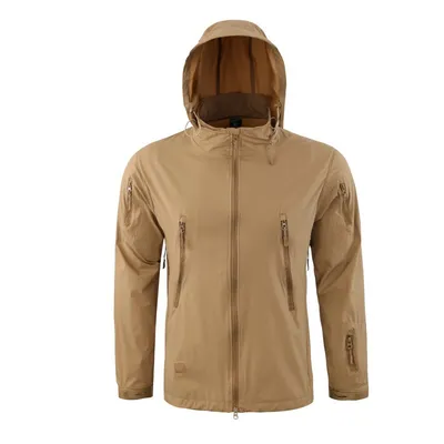 Hooded Stand-collar Spring And Autumn Thin Jacket Top