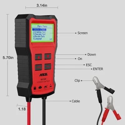 Automobile battery tester