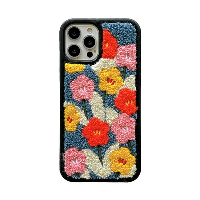 Plush Niche Flower Fashion Phone Case