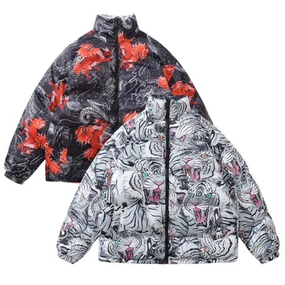 Men's Retro Thickened Bread Coat Cotton Coat