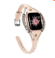 Handmade vintage metal bracelet fashion leather strap