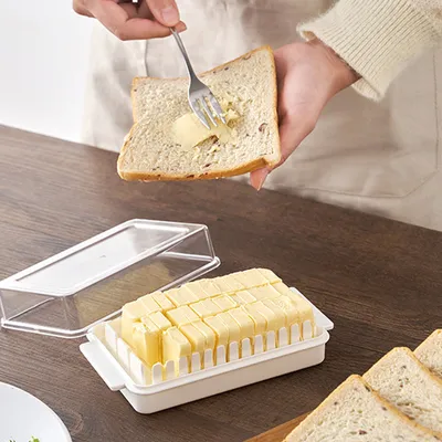 Butter Storage Box Slitting Storage Cheese Box Fresh-keeping Box