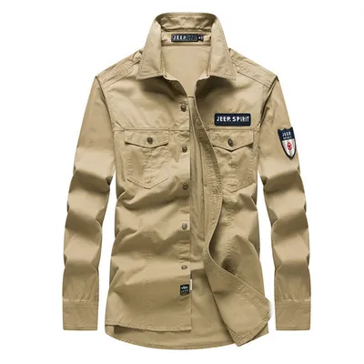 Men's Workwear Casual Long Sleeve Shirt