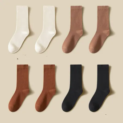 White Stocking Pile Women's Autumn And Winter