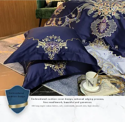 بدلة قطنية أوروبية الطراز، مصنوعة من القطن الخالص، مطرزة بالزهور والحصان، مكونة من أربع أو ست قطع