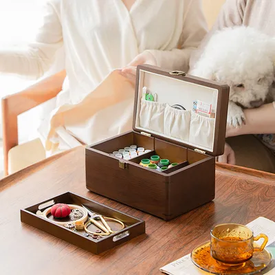 Home Sewing Box Embroidery Handmade Diy Sewing Tool Set