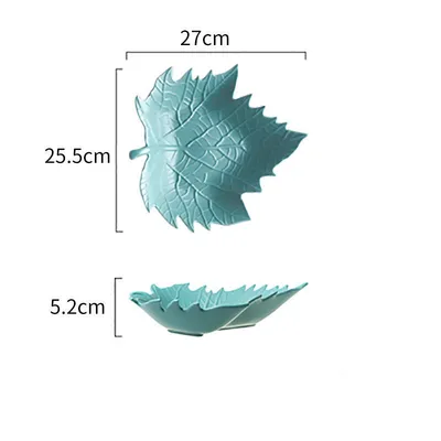 Ceramic Snack Plate For Creative Home Use