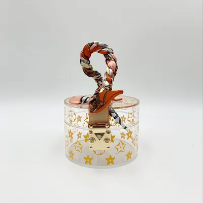 New summer round box transparent bag