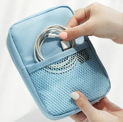 Travel Portable Travel Charger Earphone Cord Digital Bag Storage Bag Men And Women Finishing Bag