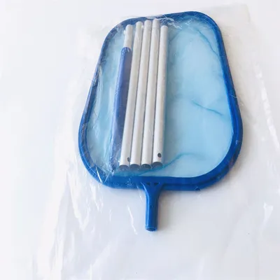 Swimming Pool Fishing Net Belt 122mm 5 Section Rod Cleaning Tool Supplies Set