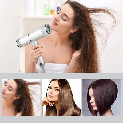 مجفف شعر احترافي 3 في 1 مع فوهة مركزة ومجفف شعر احترافي للاستخدام في الصالونات، المملكة المتحدة
