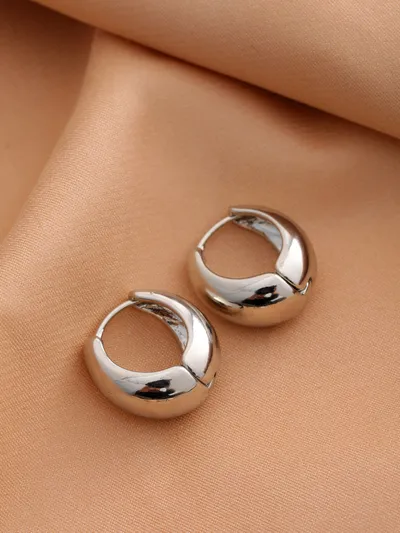 Smooth Geometric Hollow Earrings For Women