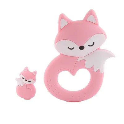 Baby pacifier chain baby silicone molar teether bite