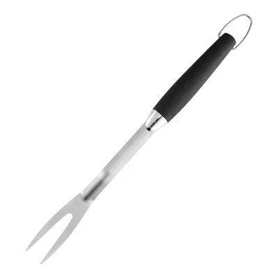 Plastic Handle Stainless Steel Combination Barbecue Fork Shovel Clamp