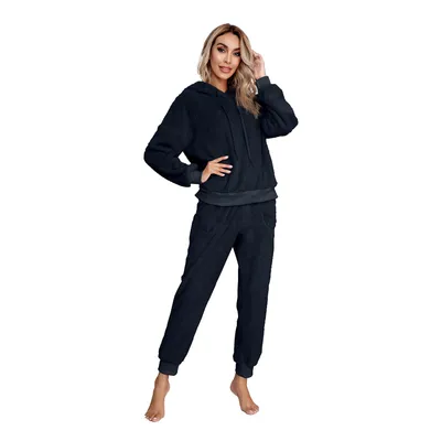 Double-faced Fleece Hooded Sweater Home Wear Casual Women's Clothing