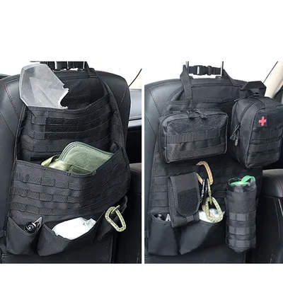 Multi-function Tactical Universal Car Back Seat Organizer Cover Bag