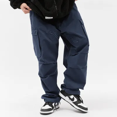 Men's Japanese Loose Straight-leg Pants Casual Wide-leg