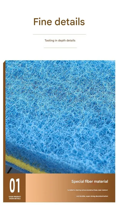 Kitchen Handle-style Pot Brush, Multi-functional Bathroom Tile Cleaning Brush, Double-layer Thickened Bathtub Brush, Sponge For Removing Stains.