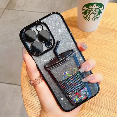 Electroplating Milky Tea Cup Phone Case