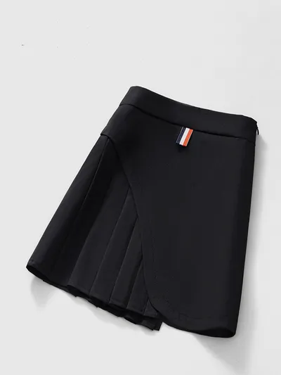 Black Half-Length Skirt Golf Ladies Short Skirt Summer