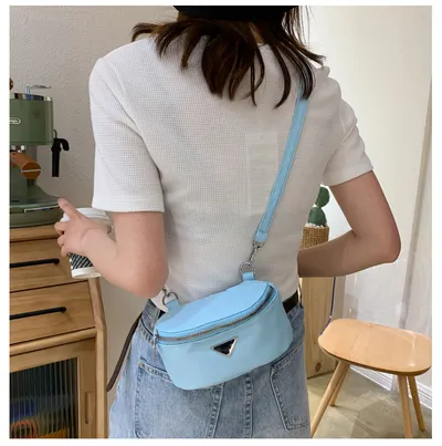 Casual Simple Zipper Canvas Shoulder Bag