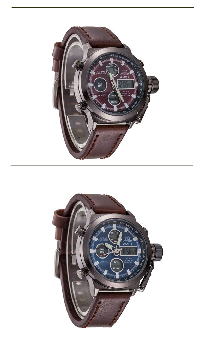 Outdoor watch sports led waterproof clock