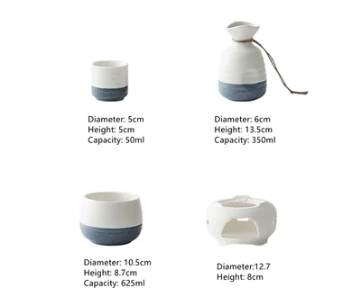 Household Japanese Style Ceramic Wine Set