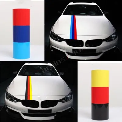 9CM 25m A Roll Of Three Colors Hood Decal Stickers Hood Sticker Automobile Sticker Decoration
