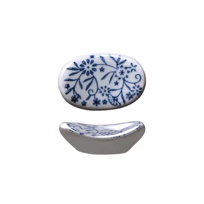Crescent Ceramic  Pillow Spoon Fork Stand Dining Table Accessories Supplies