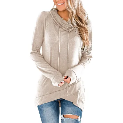 Women's Long Sleeve Jacket Slim Sweatshirt