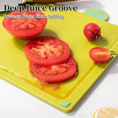 4-piece Cutting Board Set With Anti-slip Index And Support