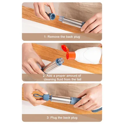 New Multifunctional Dish Brush Household Kitchen Oily Sponge Long Handle Cleaning Brush