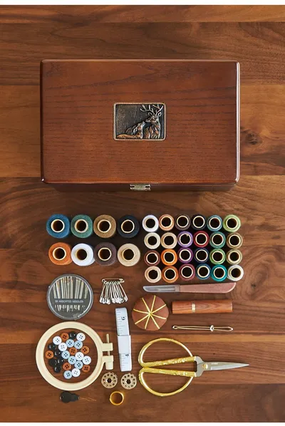 Home Sewing Box Embroidery Handmade Diy Sewing Tool Set