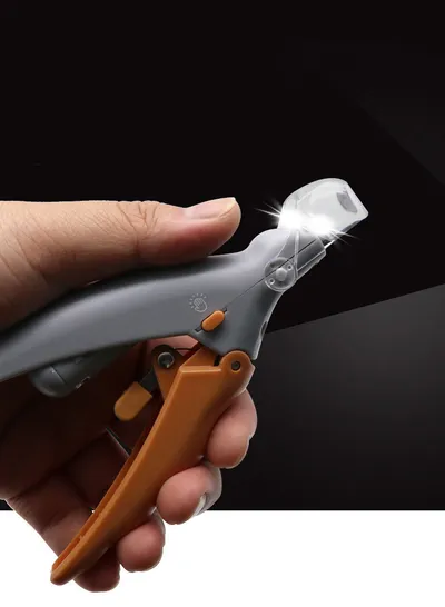 LED light glow pet nail clippers