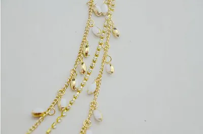 Horse Eye White Diamond Chain Headdress Tassel Hair Accessories Hairpin
