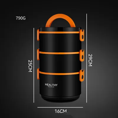 Multi Layer Microwave Oven Heating Insulated Lunch Box