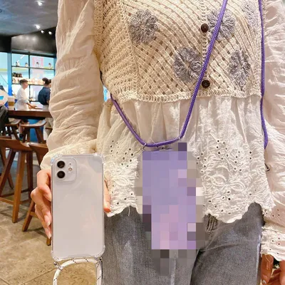 Transparent Lanyard All-inclusive Phone Case