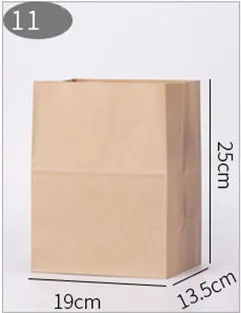 100 pcs Paper bags for Kraft refrigerator