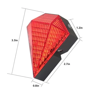 USB charging warning light bicycle tail light