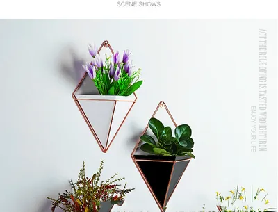 Creative home three-dimensional wall decoration flower pot