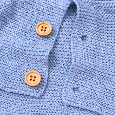 Girl's Coat Rabbit Ear Long Sleeve Baby Solid Cardigan