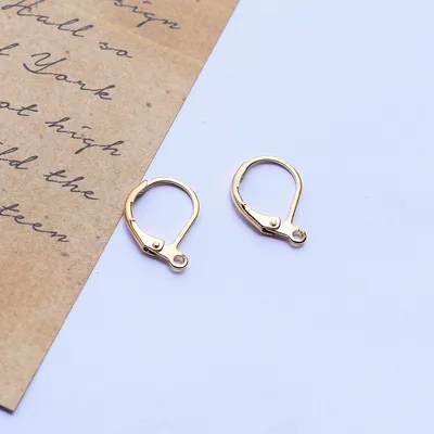 DIY Earrings Accessories Anti-allergic Copper Plated Ear Hooks