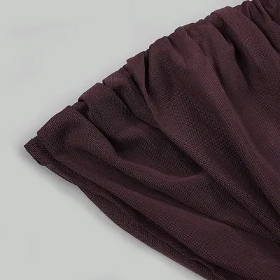 Mesh Pleated Slim Dress For Women