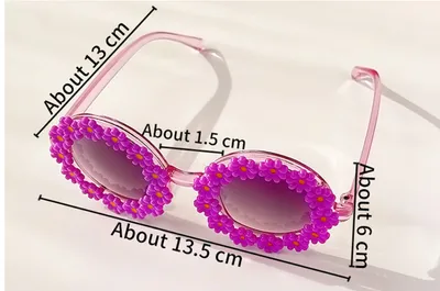 Cute Flower Children's Sunglasses UV Protection