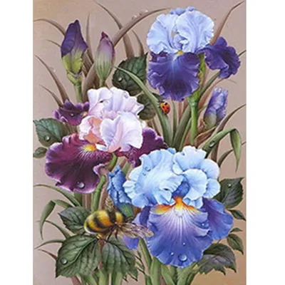 Cross stitch decorative painting