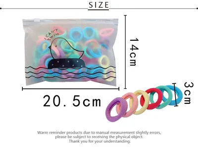 High elasticity simple hair ring