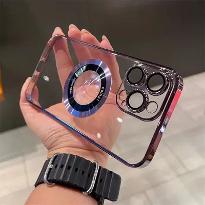 Magnetic Magnifier Phone Case Electroplated PC